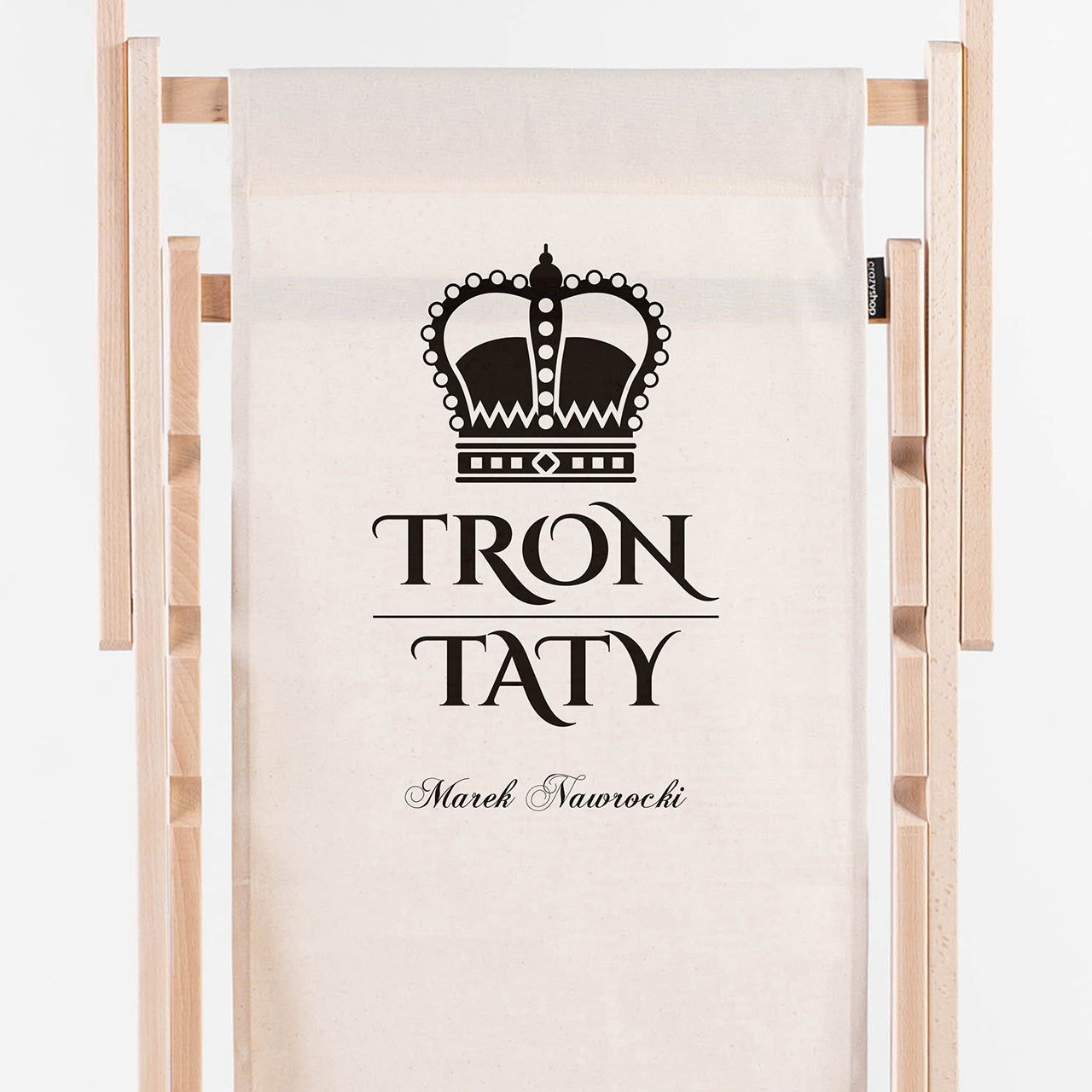 Personalizowany leżak dla taty leżak ogrodowy prezent na Dzień Taty prezent dla taty