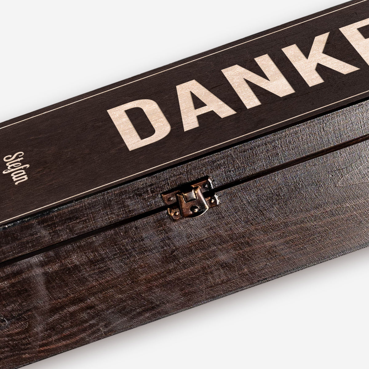 Whiskybox mit Gravur - Dankeschön für einen Freund