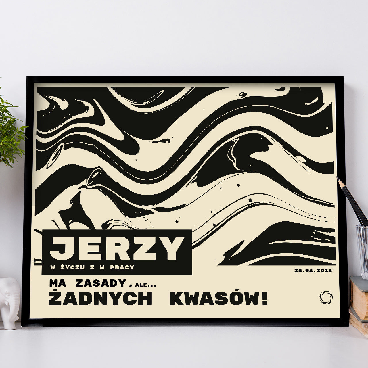 Śmieszny plakat dla szefa