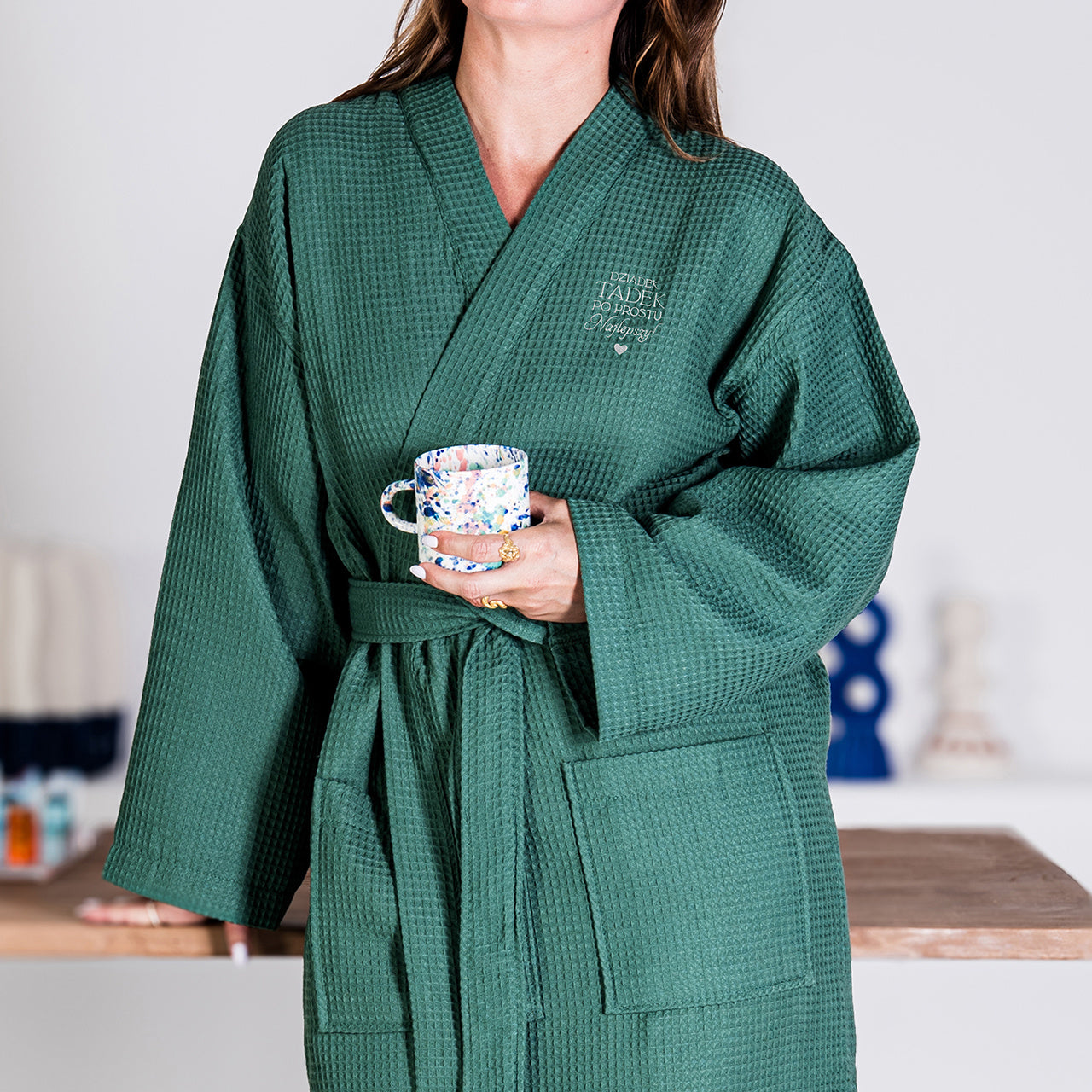 Szlafrok haftowany dla dziadka - po prostu najlepszy