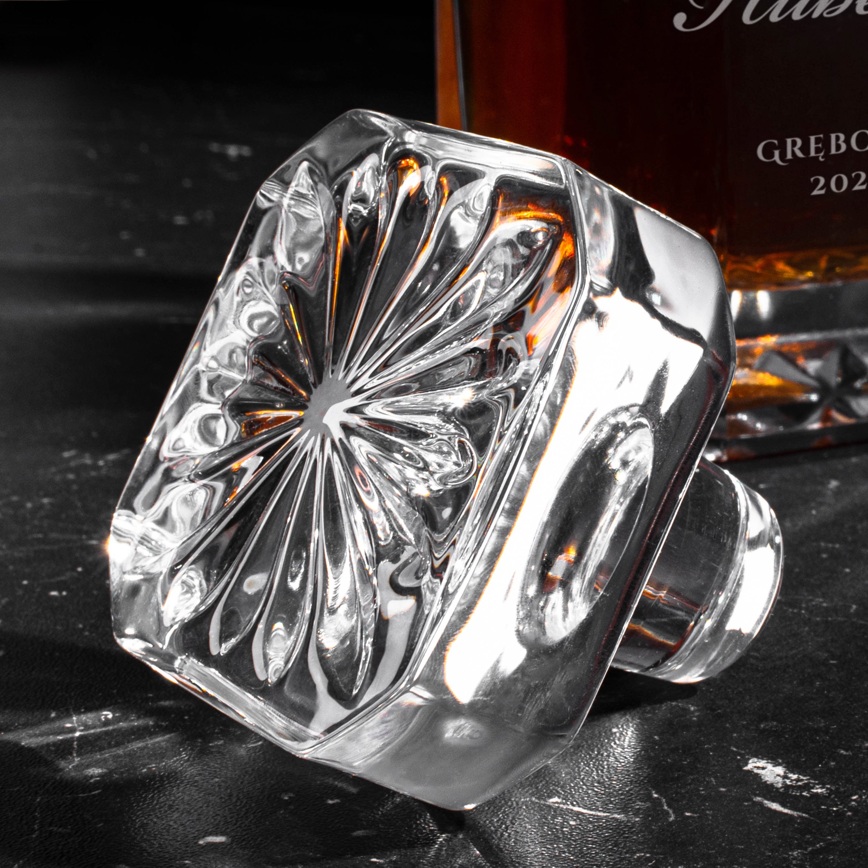 Elegancka karafka do alkoholu - Hubertus - prezent dla jeźdźca