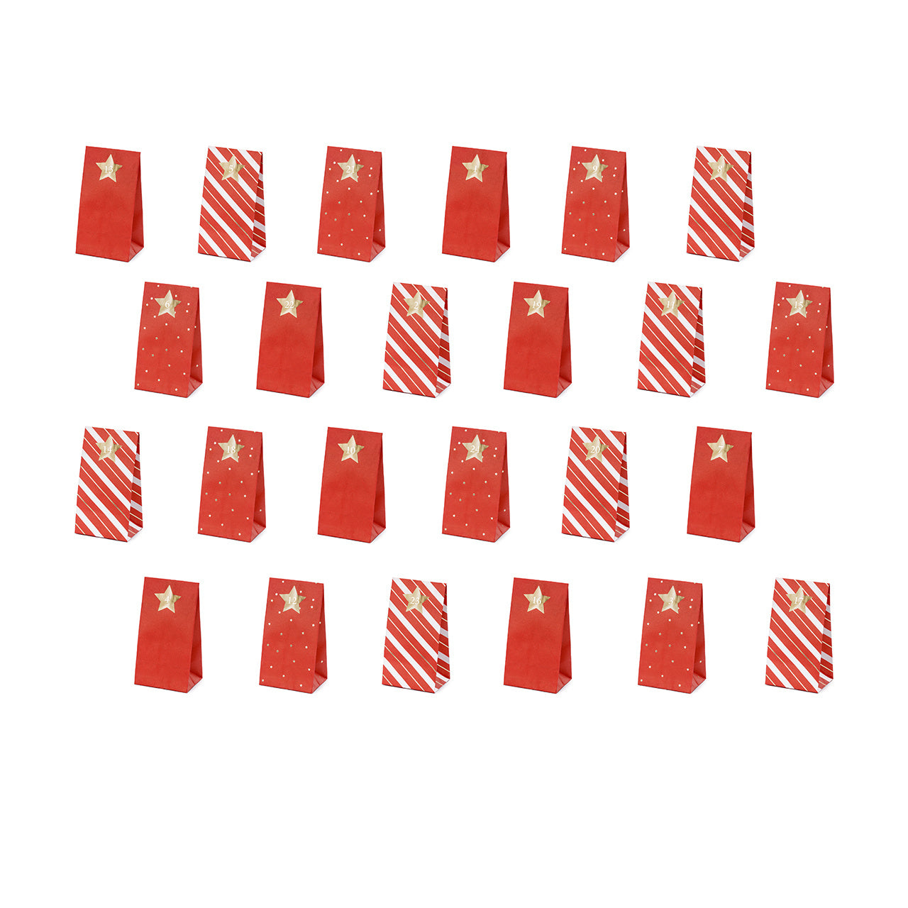 Torebeczki do kalendarza adwentowego