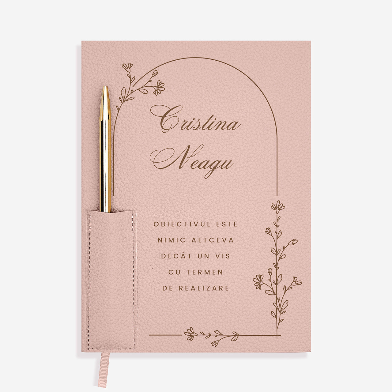 Personalizowany planner z długopisem - prezent dla kobiety