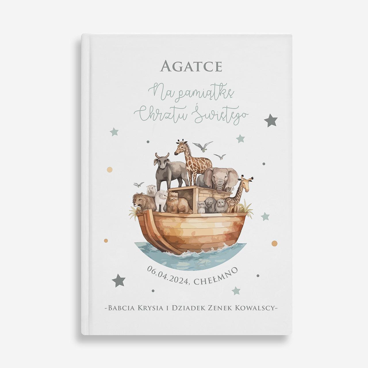 Personalizowana biblia na pamiątkę Chrztu Świętego