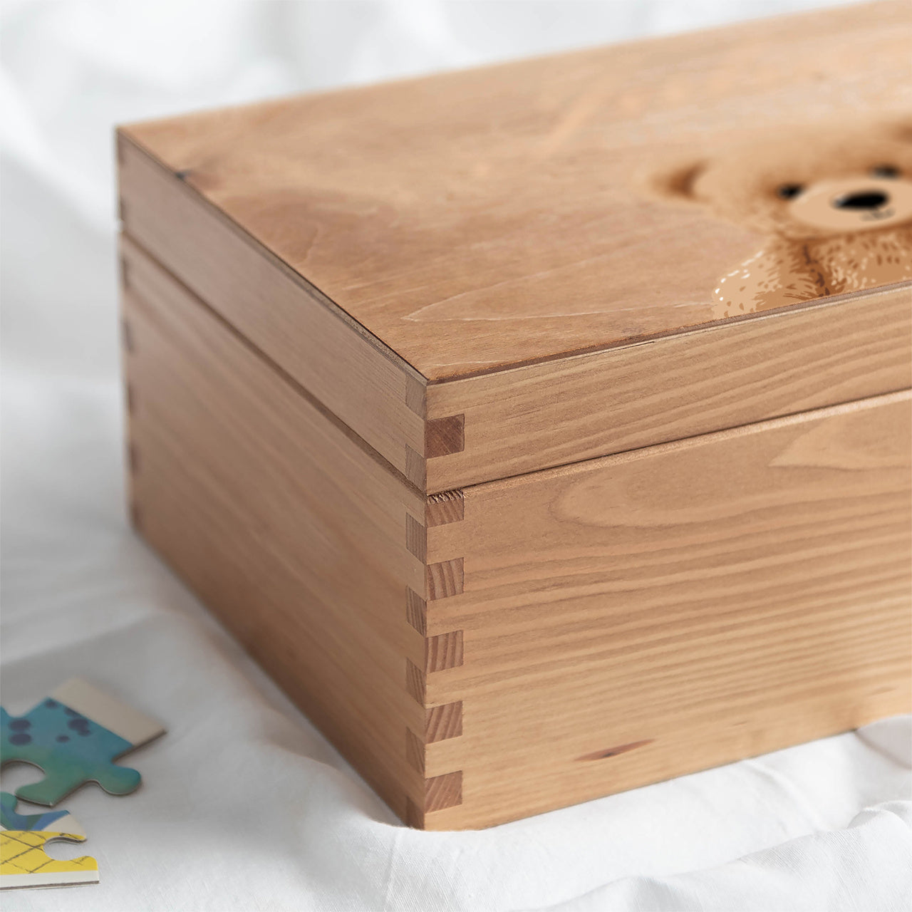 Memory Box - prezent dla dziecka pudełko na drobiazgi grawerowane pudełko dla dziecka skrzyneczka drewniana