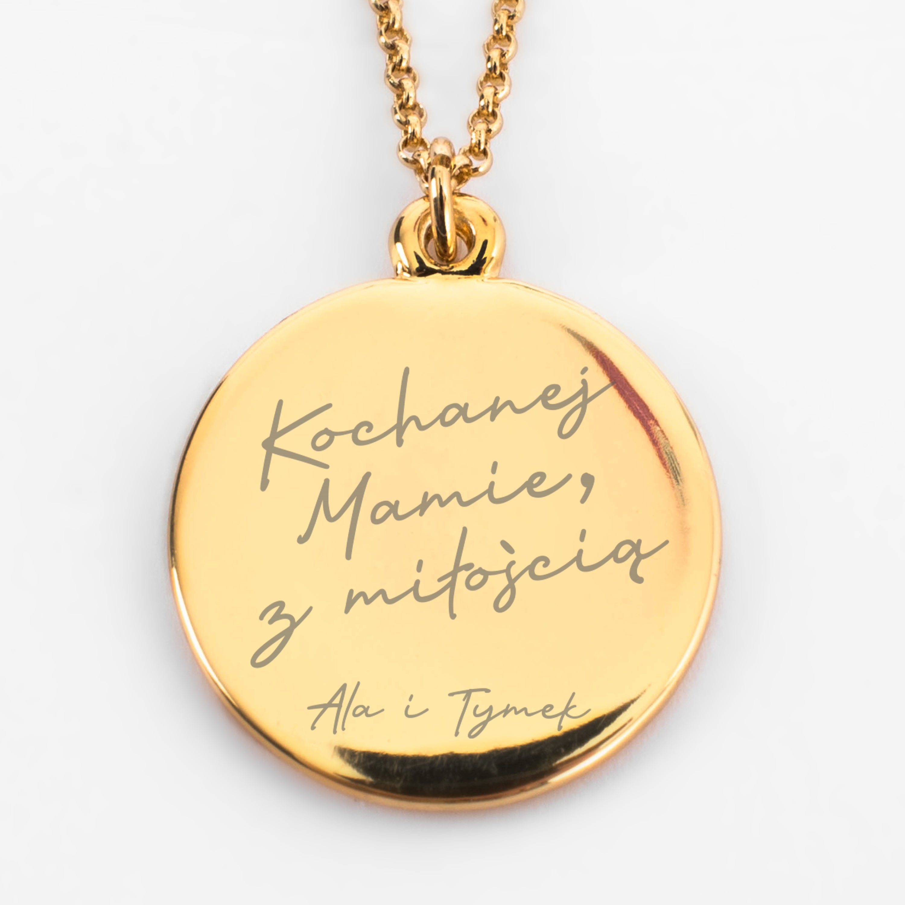 Personalizowany naszyjnik dla Mamy grawerowany naszyjnik dla mamy prezent dla mamy na Dzień Mamy