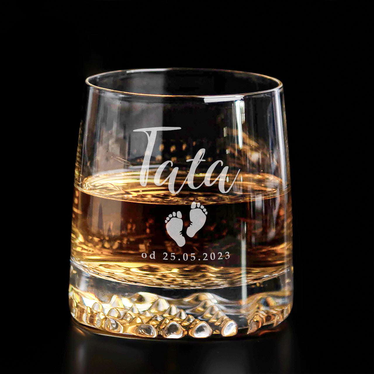Szklanka do whisky dla taty - prezent dla młodego taty
