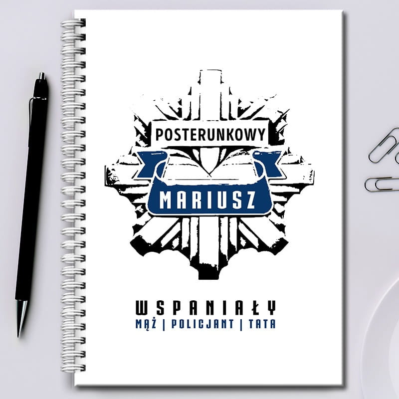 Notes z personalizacją na Dzień Policjanta