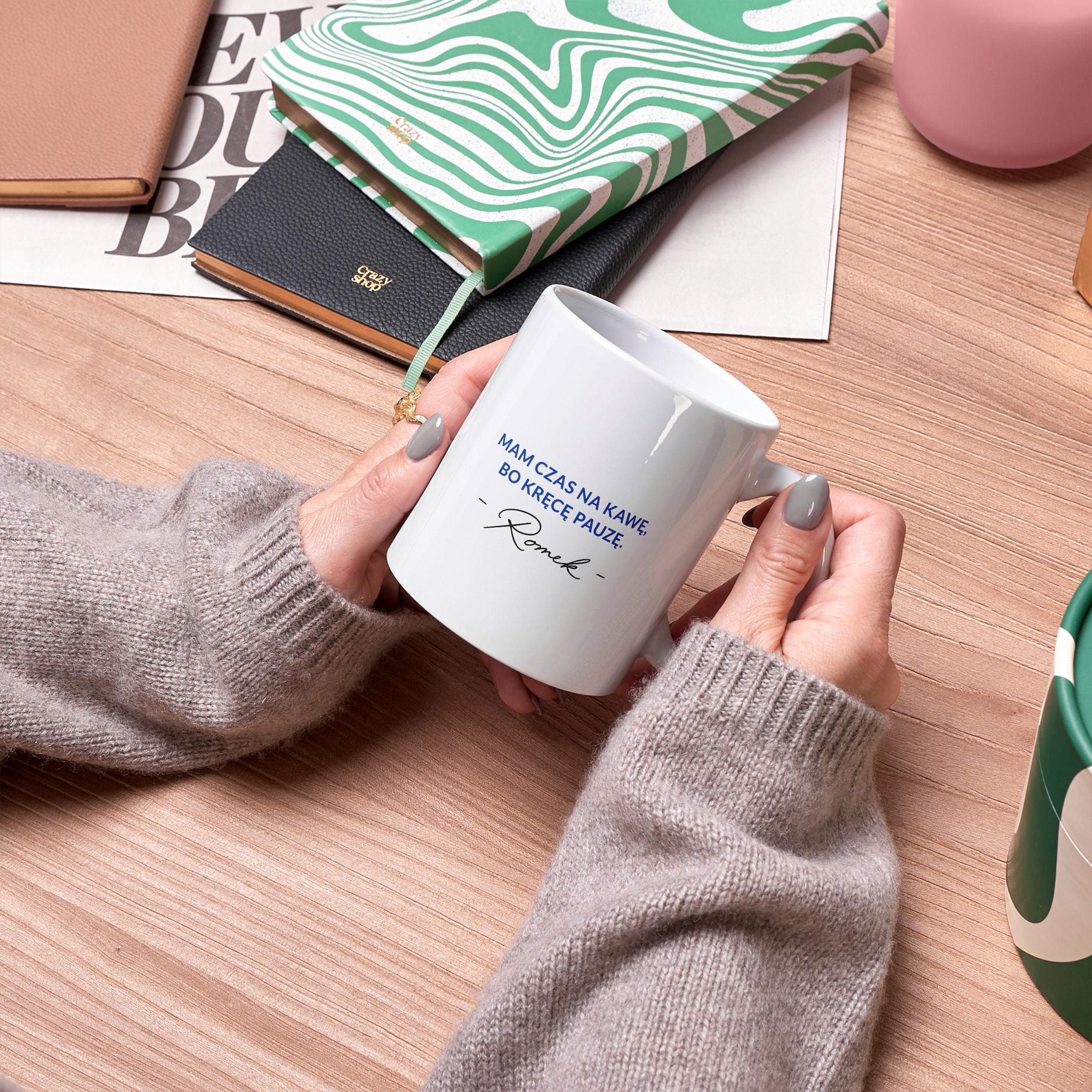 Kubek kierowcy tira - Pauza personalizowany kubek prezent dla kierowcy tira prezent dla tirowca