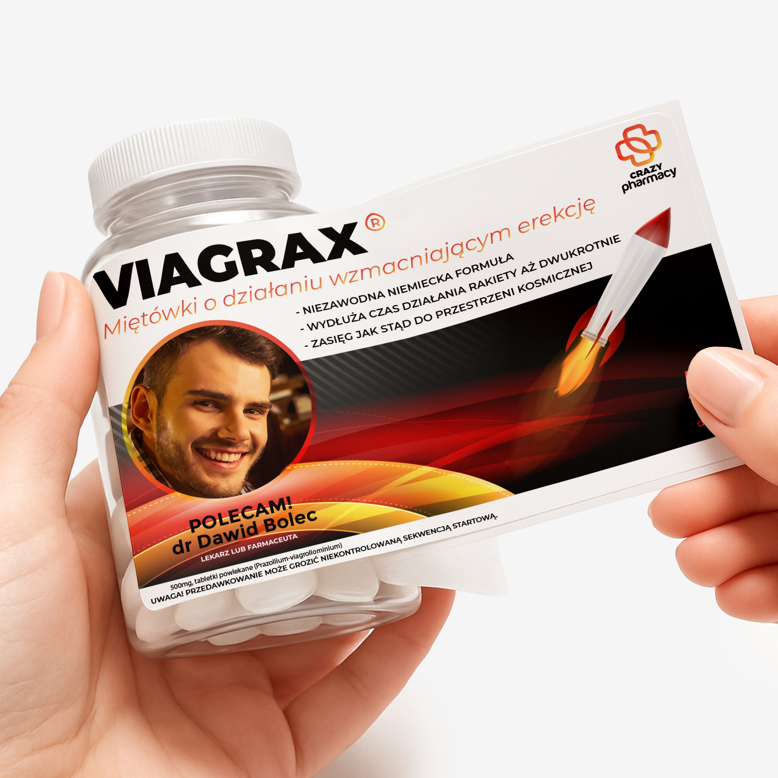 Miętówki personalizowane - śmieszny prezent dla chłopaka cukierki personalizowane prezent na Dzień Chłopaka
