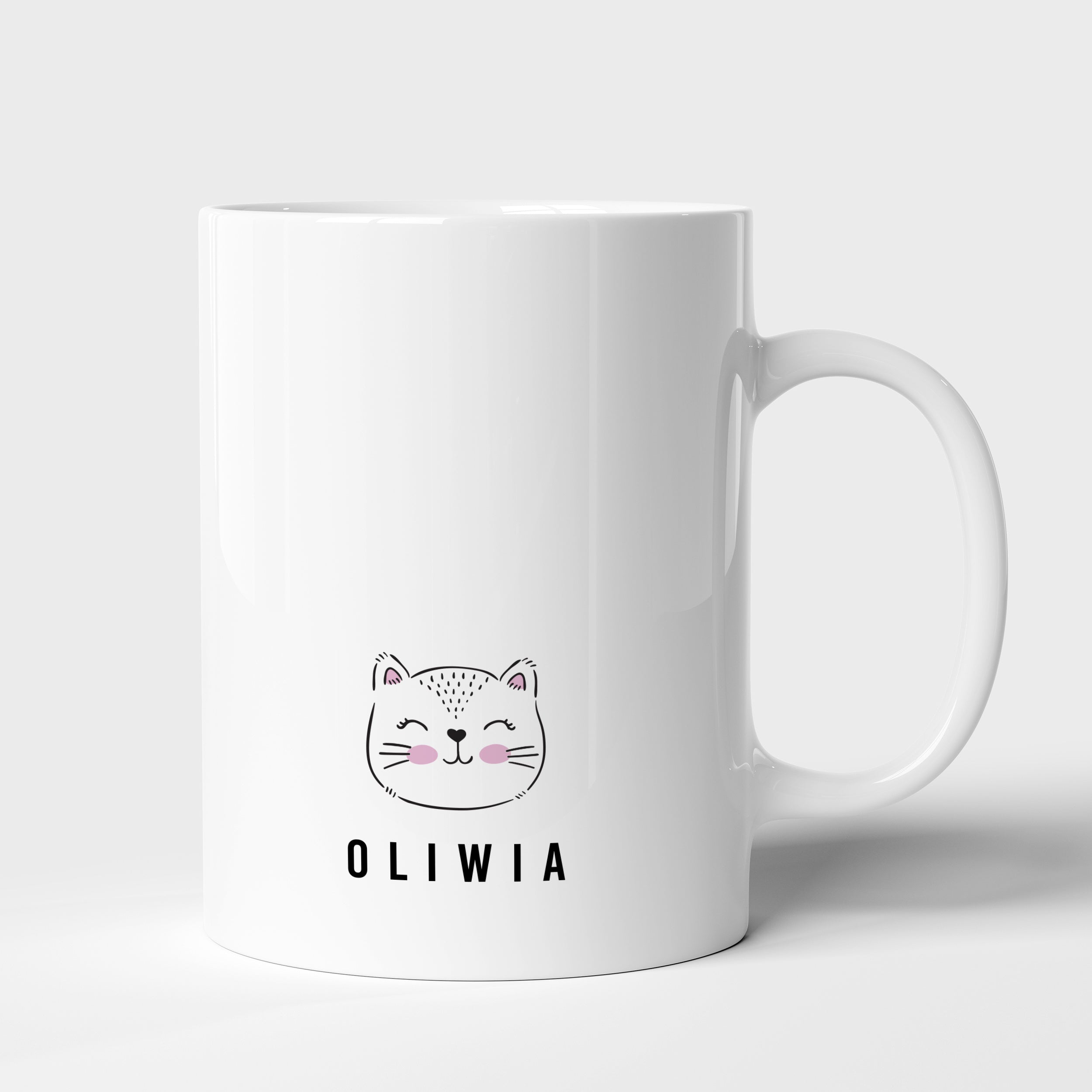 Personalizowany kubek z kotem - prezent dla miłośniczki kotów prezent dla kociary kubek dla kociary