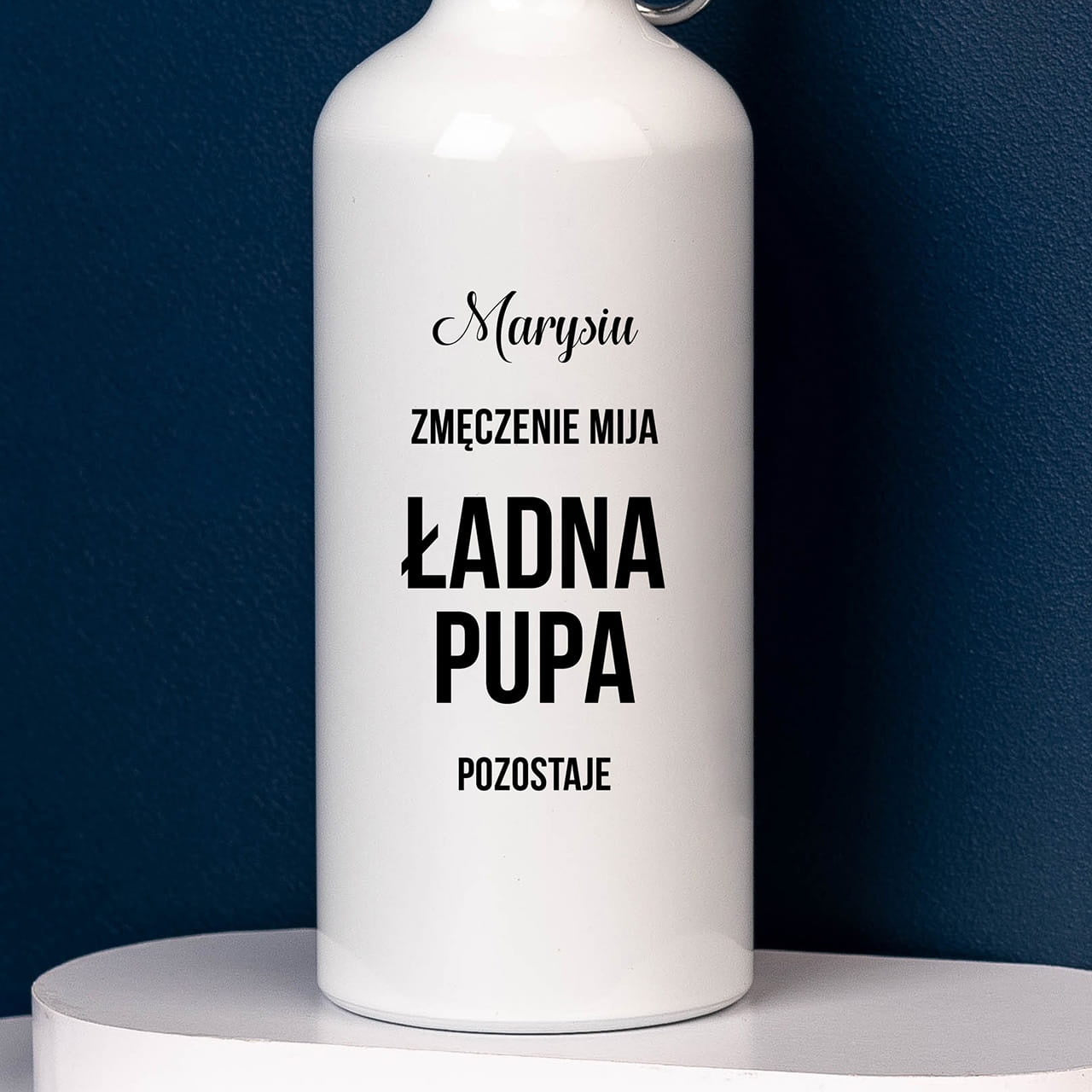 Bidon sportowy personalizowany Ładna Pupa prezent dla fitnesski