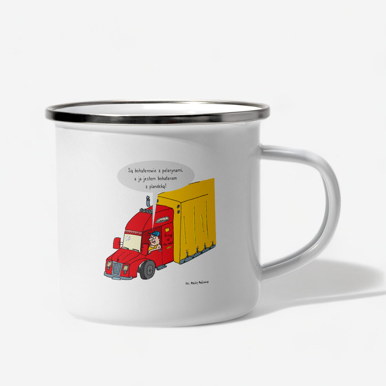 Personalizowany kubek dla kierowcy tira