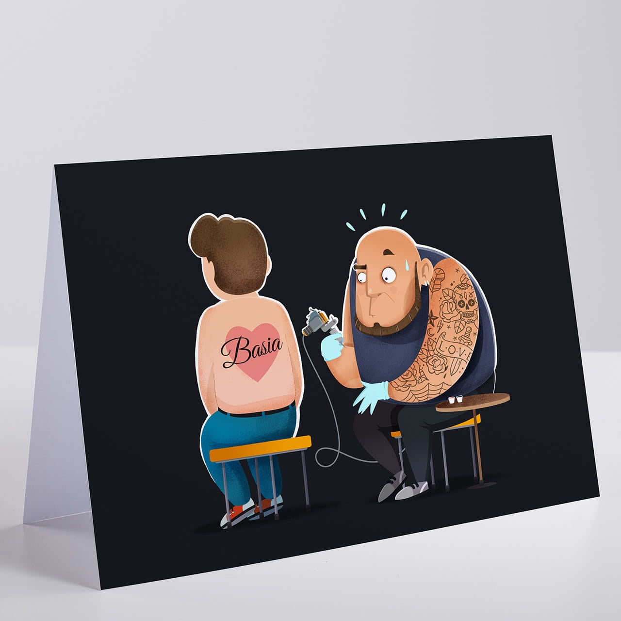 Personalizowana kartka na rocznicę - Tatuaż