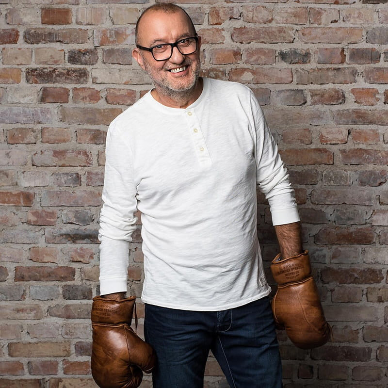 Personalizowane rękawice bokserskie - Mistrz - oryginalny prezent dla dziadka