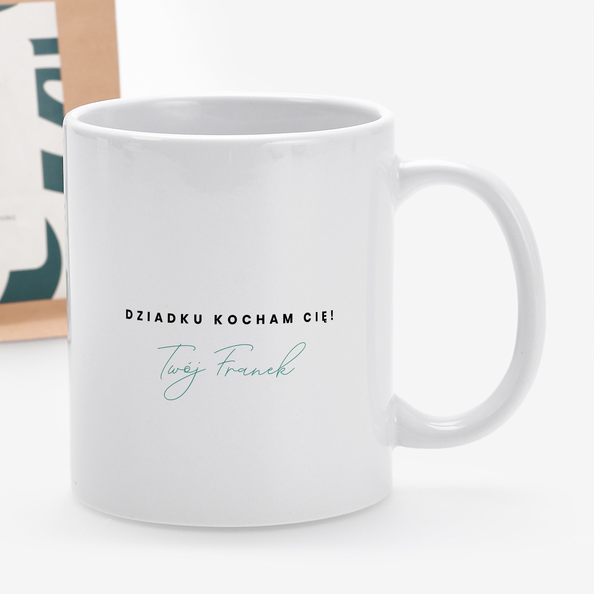 Personalizowany kubek i kawa dla dziadka - prezent ze zdjęciami