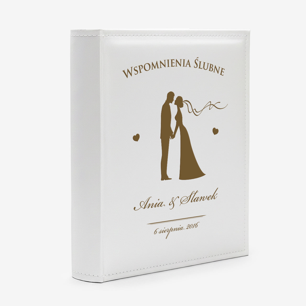 Personalizowany album ślubny album dla pary młodej prezent ślubny prezent dla pary młodej