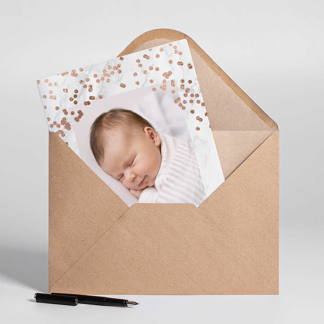 Personalizowana kartka na Chrzest dla dziewczynki pamiątka na chrzest upominek na chrzest