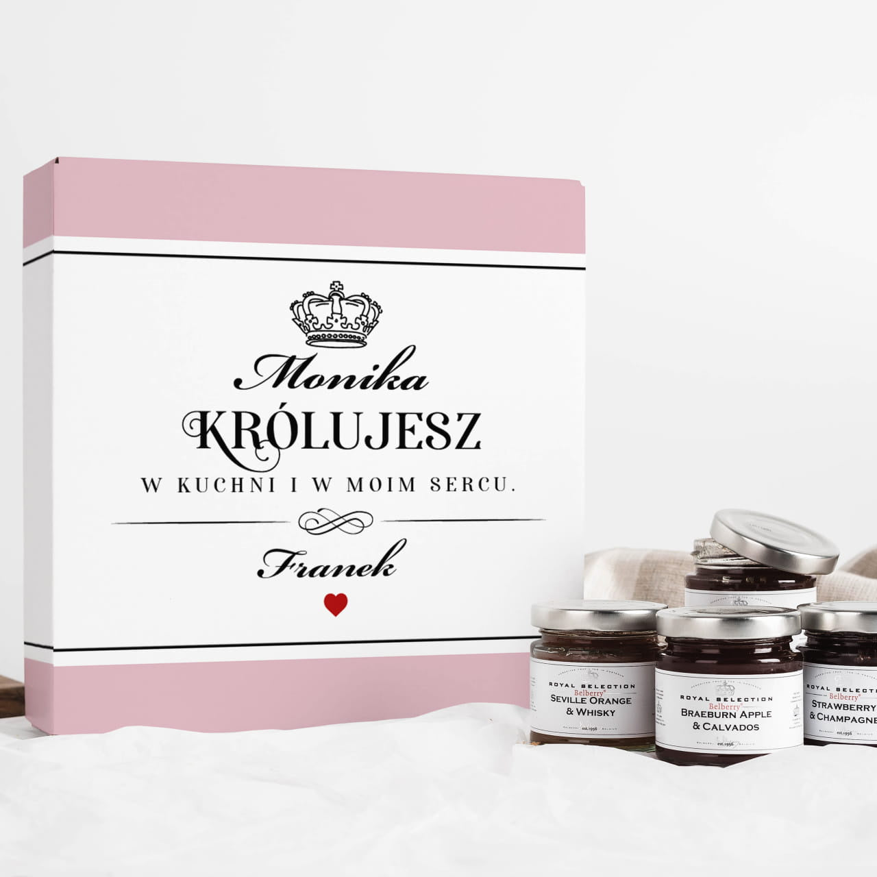 Zestaw konfitur na prezent - kulinarny prezent dla żony