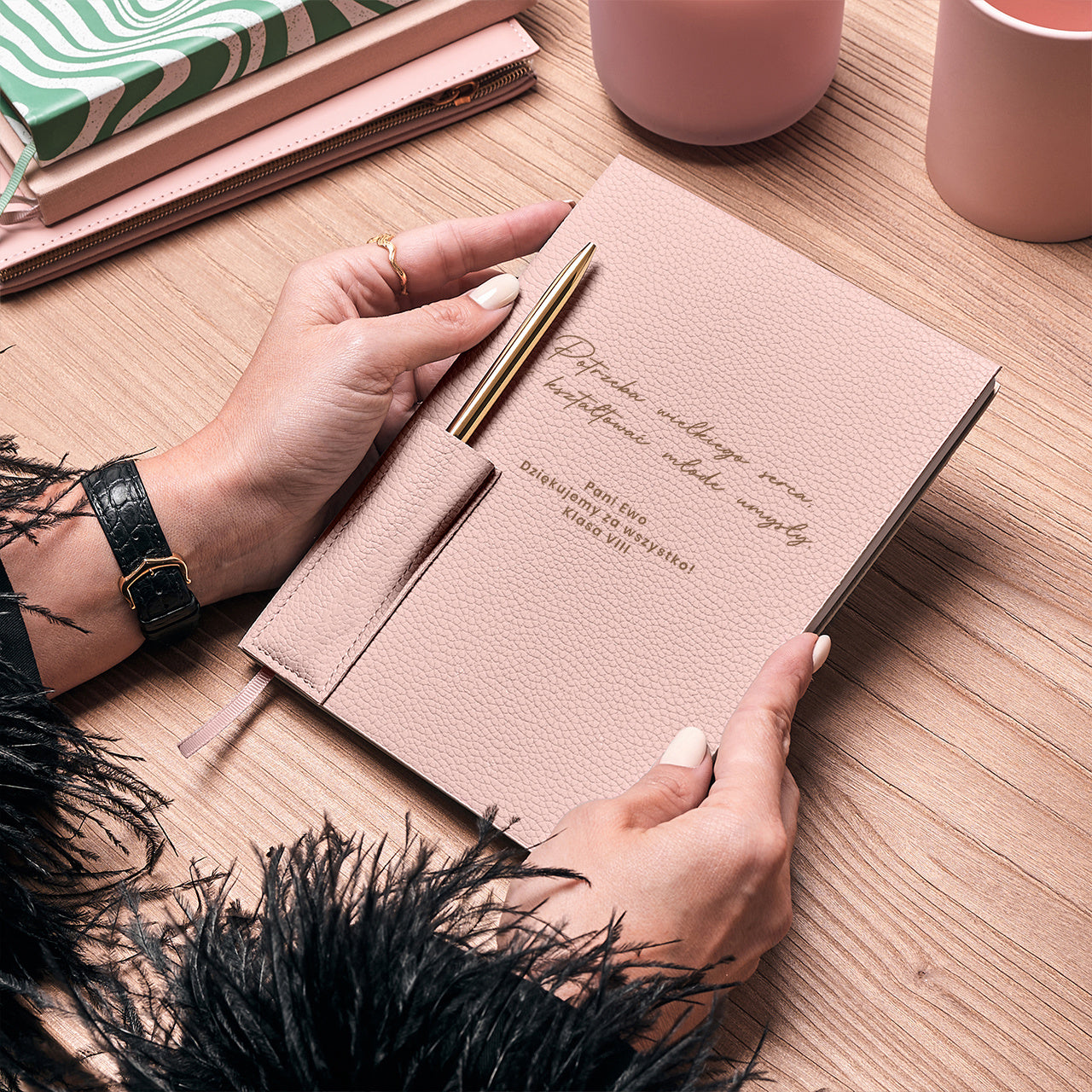 Personalizowany planner - prezent na koniec roku dla nauczycielki prezent dla nauczycielki 