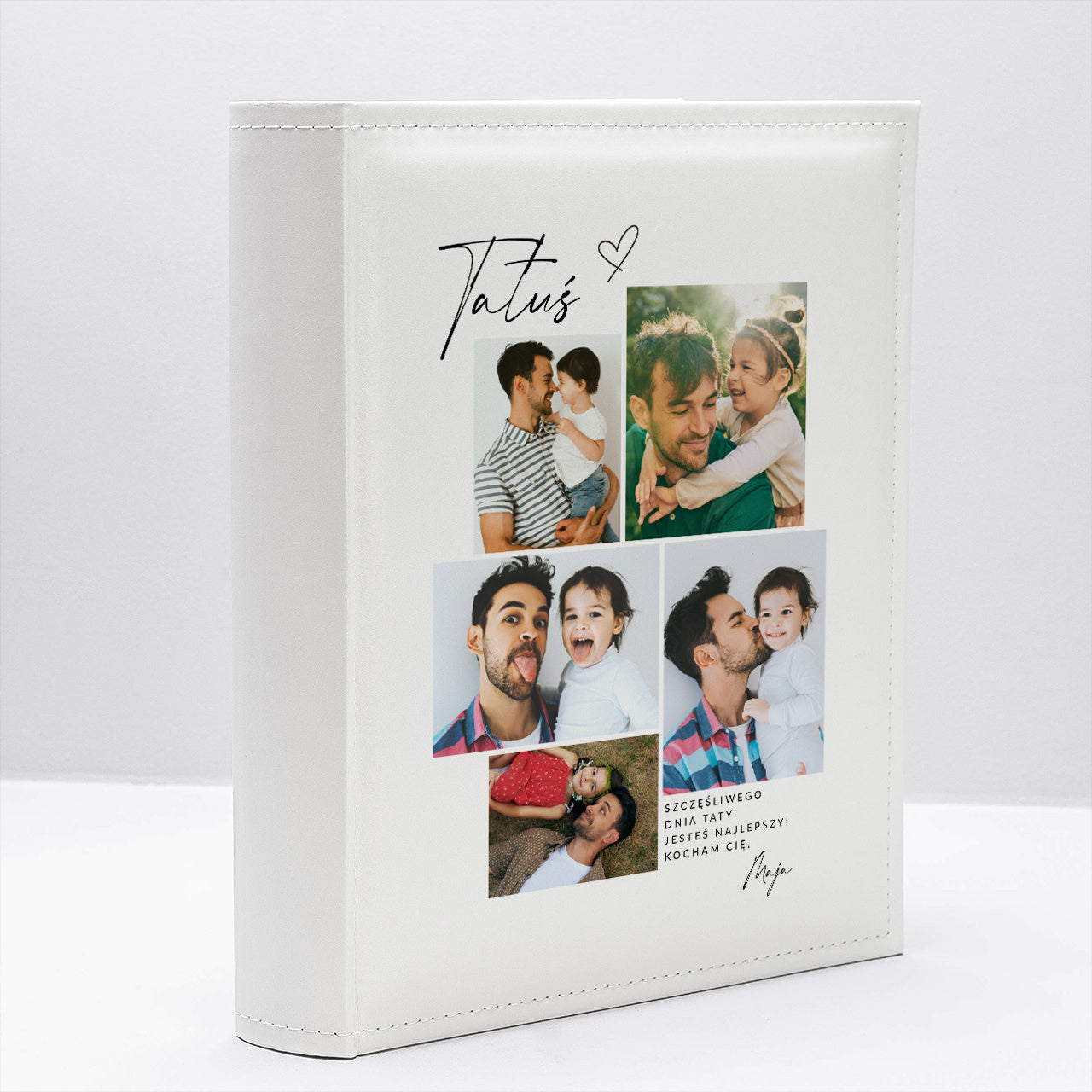 Personalizowany album na Dzień Taty - kolaż zdjęć