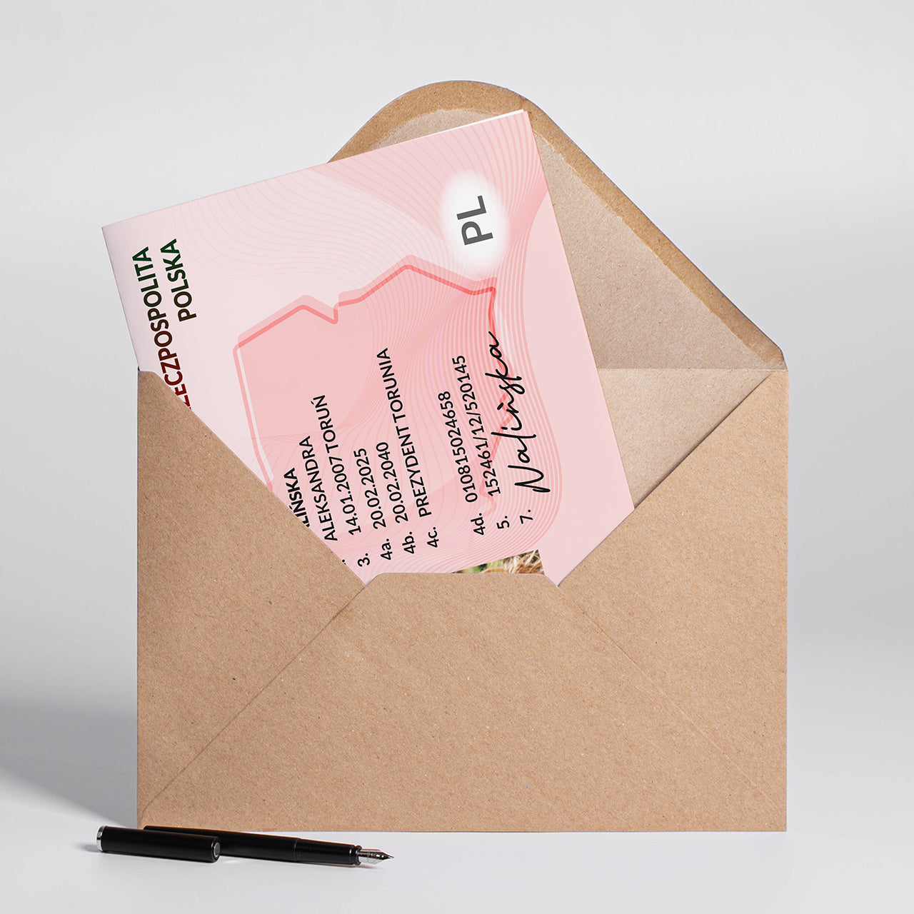 Kartka personalizowana - gratulacje za zdanie egzaminu na prawo jazdy