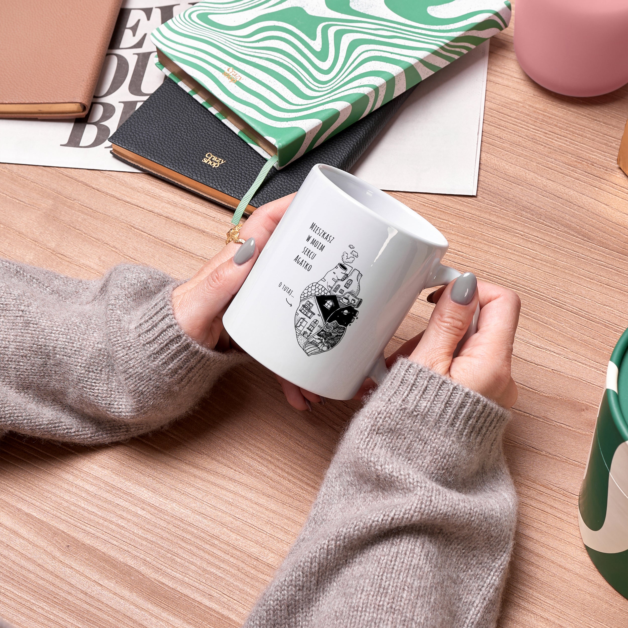 Oryginalny kubek - prezent dla dziewczyny personalizowany kubek kubek dla dziewczyny prezent dla drugiej połówki