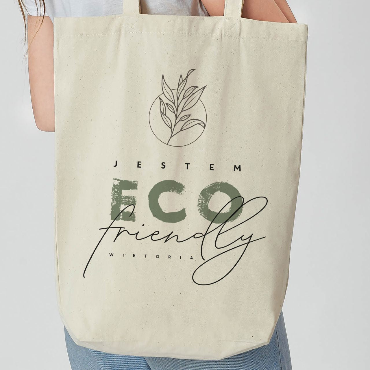 Personalizowana torba na zakupy - jestem eco friendly