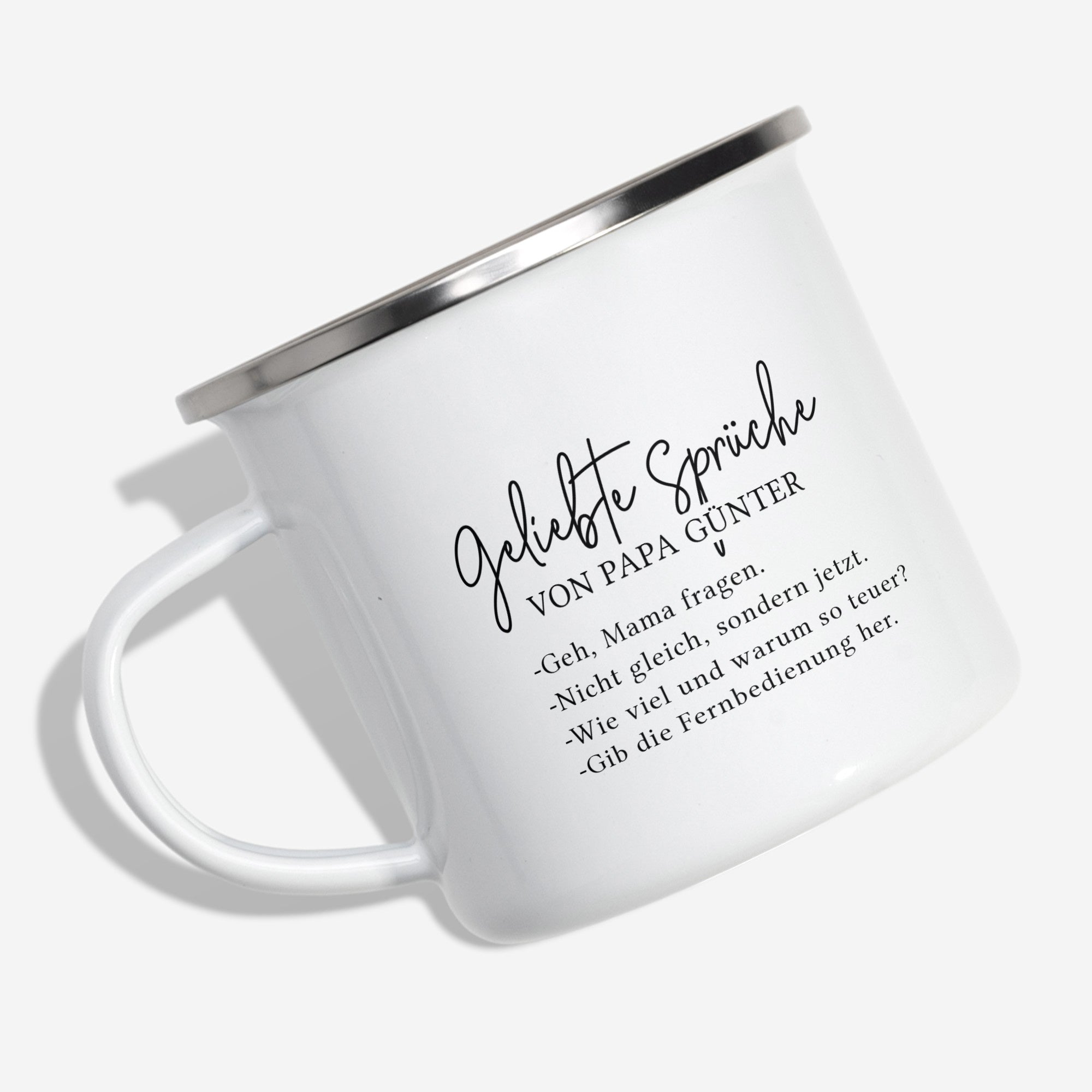 Personalisierter Becher für den Papa- Papas Sprüche