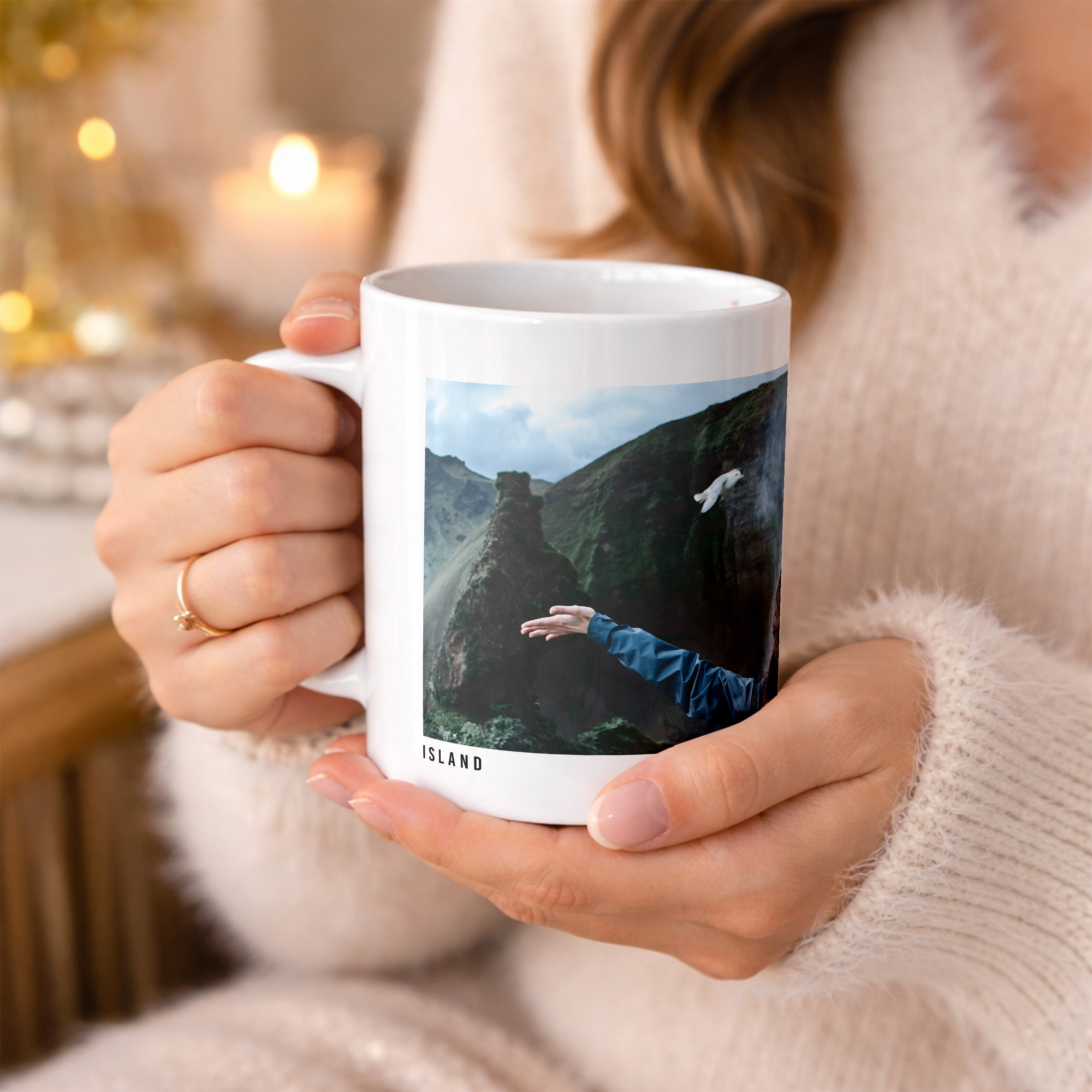 Bedruckte Tasse ANDENKEN Geschenk mit Foto
