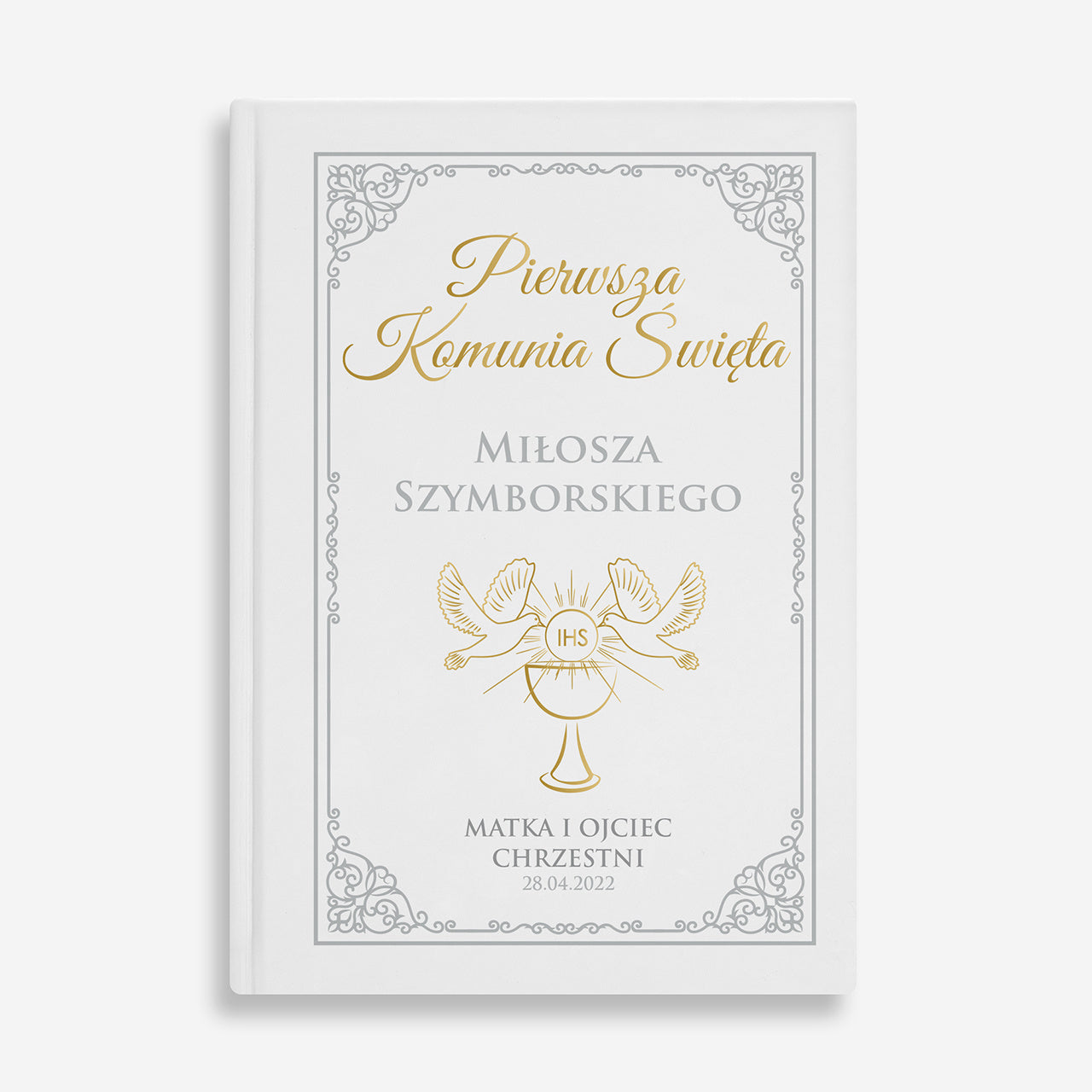 Biblia z imieniem na Komunię Świętą biblia na Komunię pamiątka Komunii Świętej