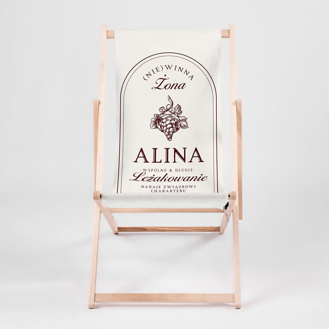 Personalizowany komplet leżaków - prezent dla pary na rocznicę ślubu