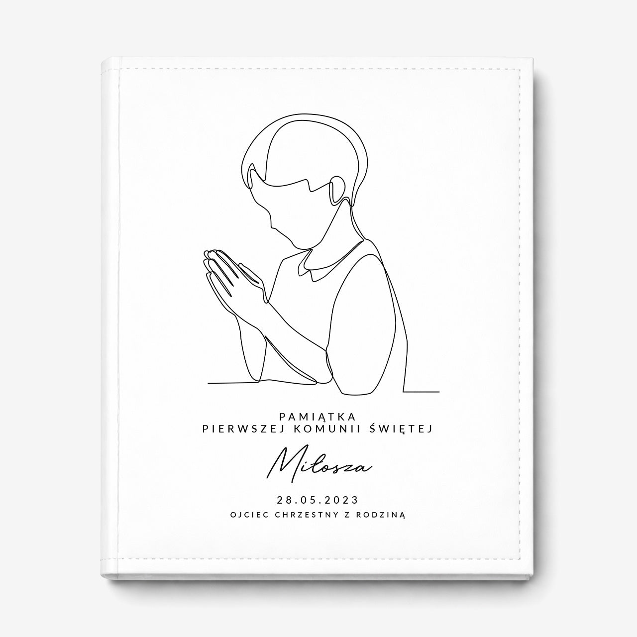 Album komunijny - pamiątka komunii dla chłopca