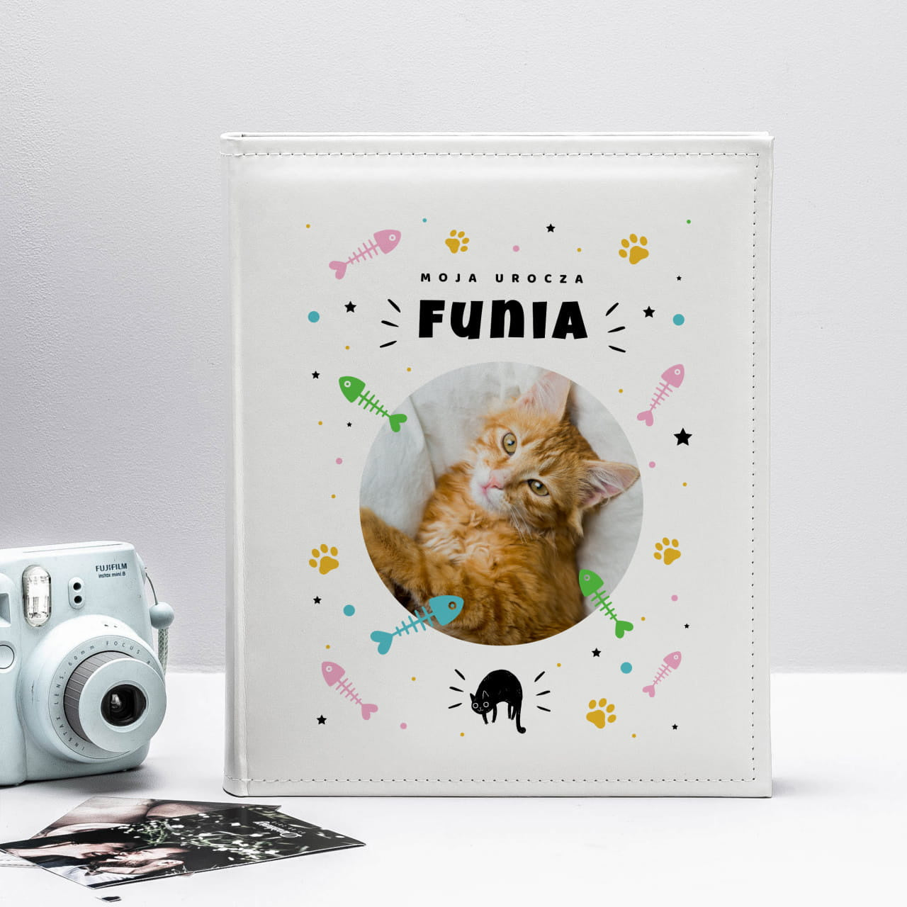 Album na prezent dla kociary prezent dla fanki kotów personalizowany album prezent dla miłośniczki kotów