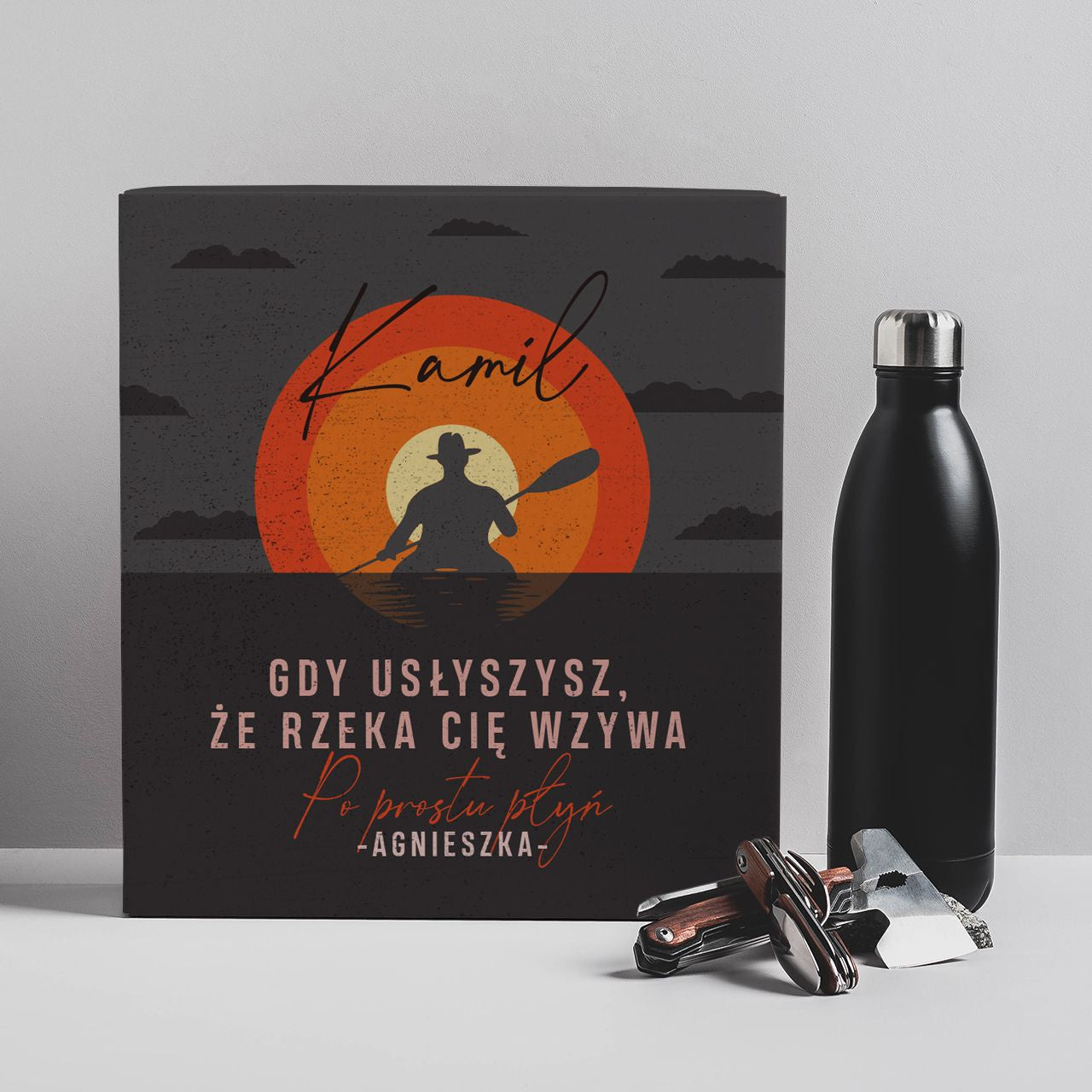 Zestaw na survival dla kajakarza zestaw survivalowy zestaw do survivalu prezent dla kajakarza