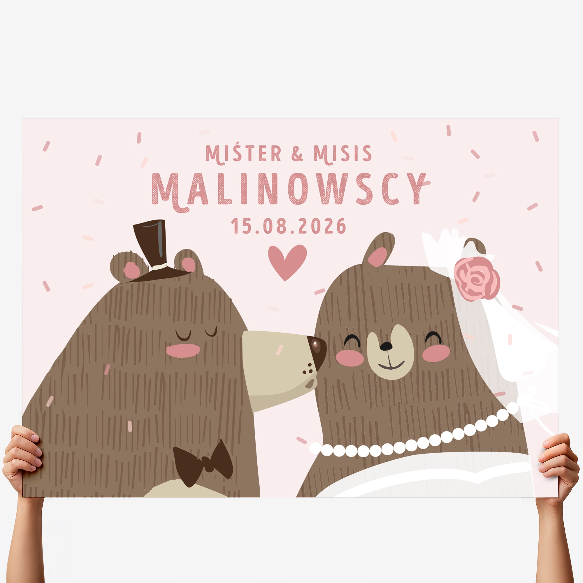Śmieszna kartka ślubna z personalizacją prezent na ślub kartka na prezent personalizowana kartka ślubna