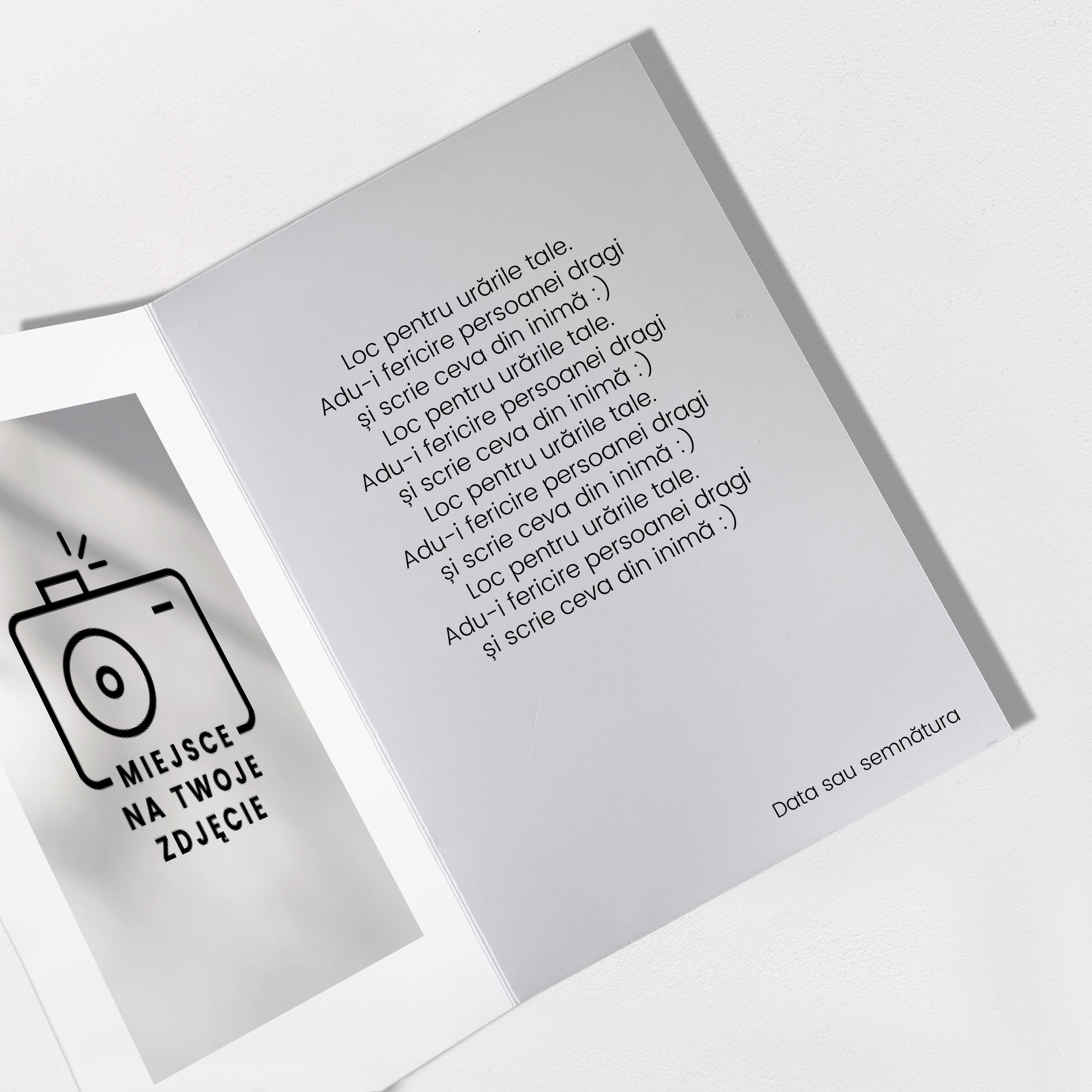 Kartka ślubna w stylu boho