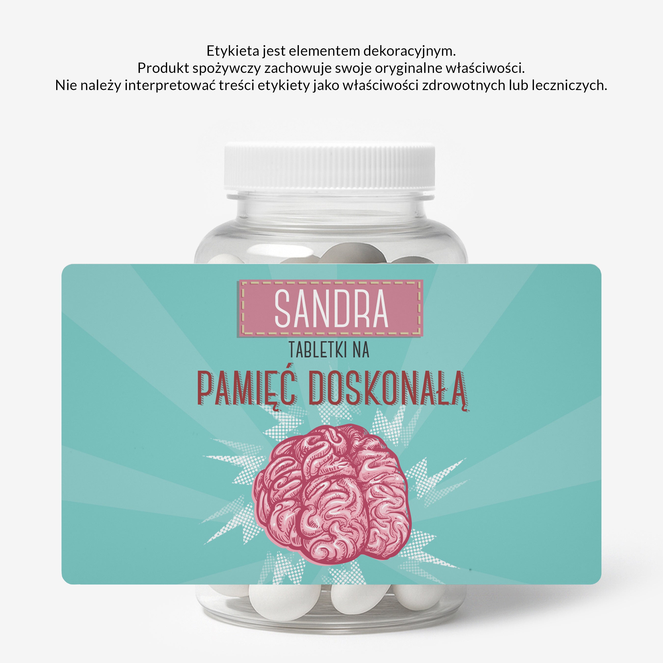 Zestaw prezentowy: miętówki + etykieta do naklejenia - prezent dla studenta