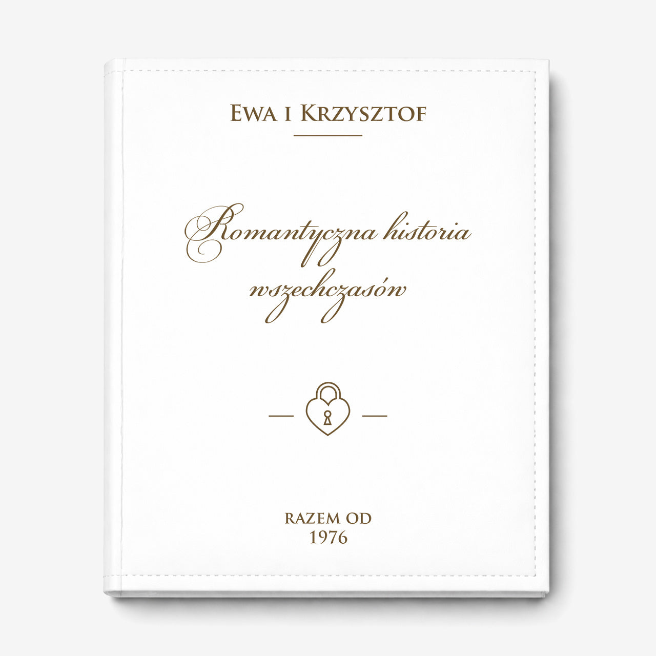 Personalizowany album na rocznicę ślubu - prezent dla rodziców album ślubny pamiątka ślubna