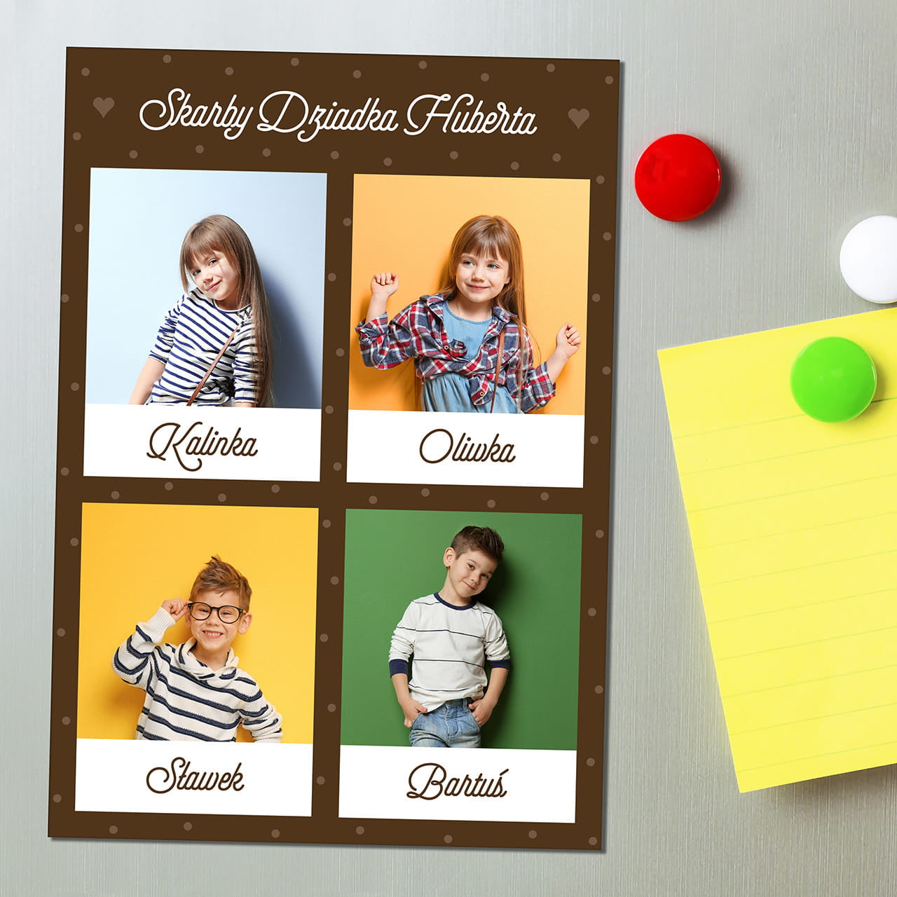 Personalizowany magnes - upominek na Dzień Dziadka