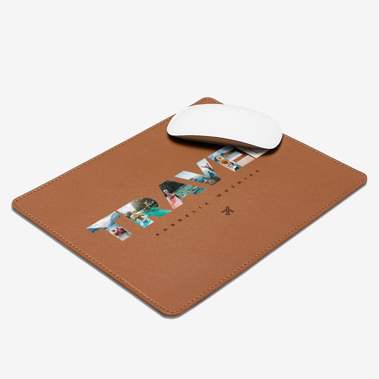 Personalizowana podkładka biurkowa - upominek dla podróżnika