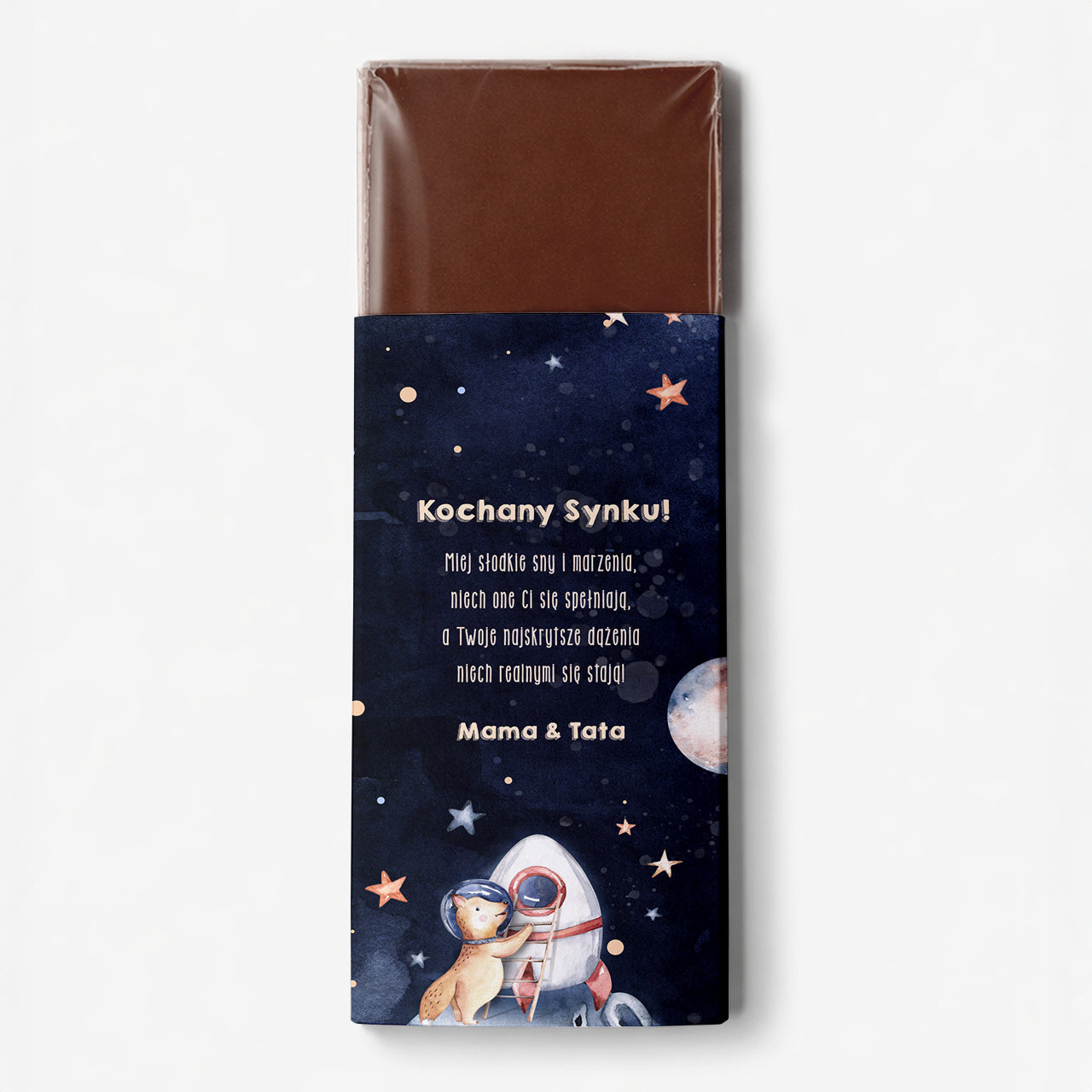 Personalizowana czekolada - planety 
