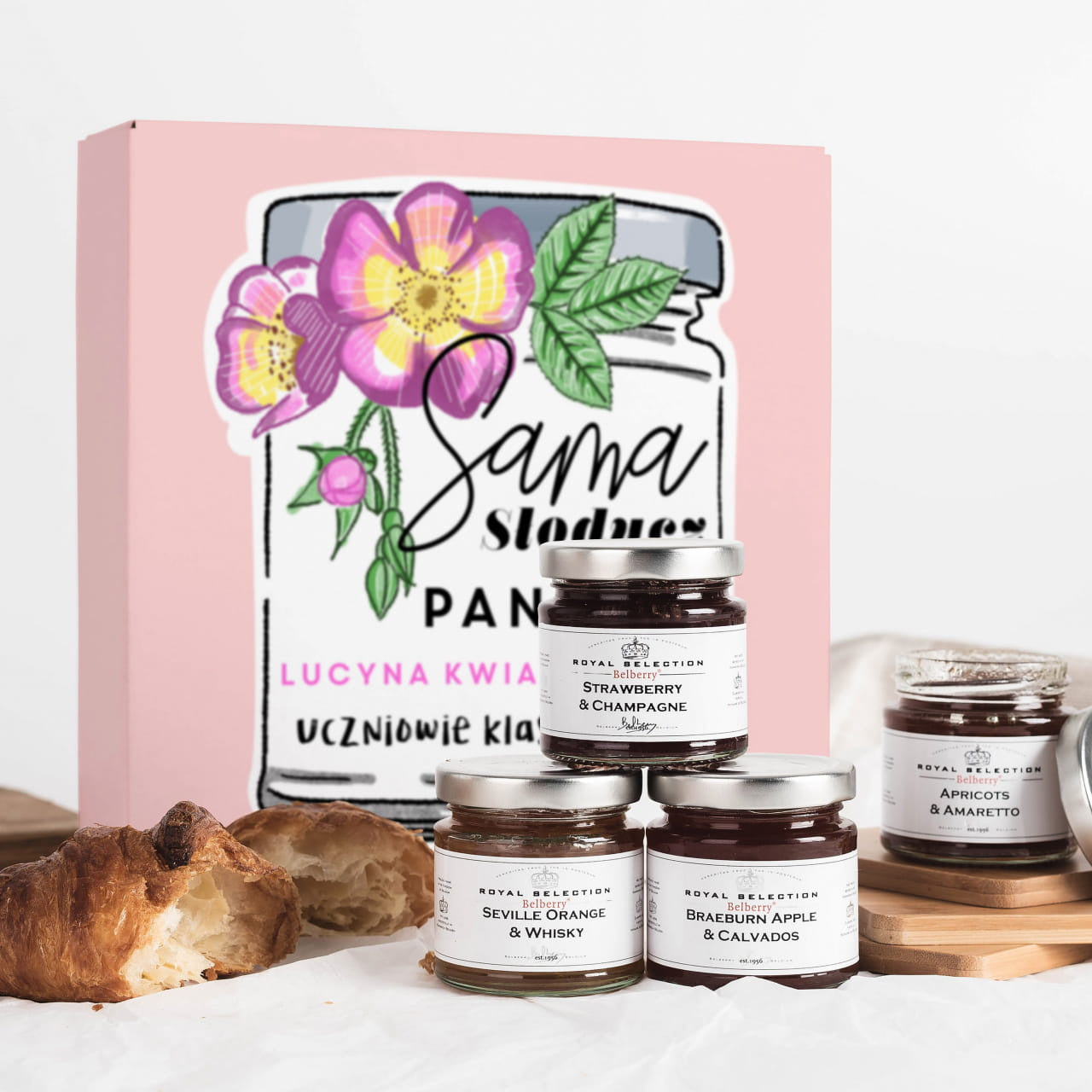 Zestaw konfitur na prezent - podziękowanie dla pani nauczycielki