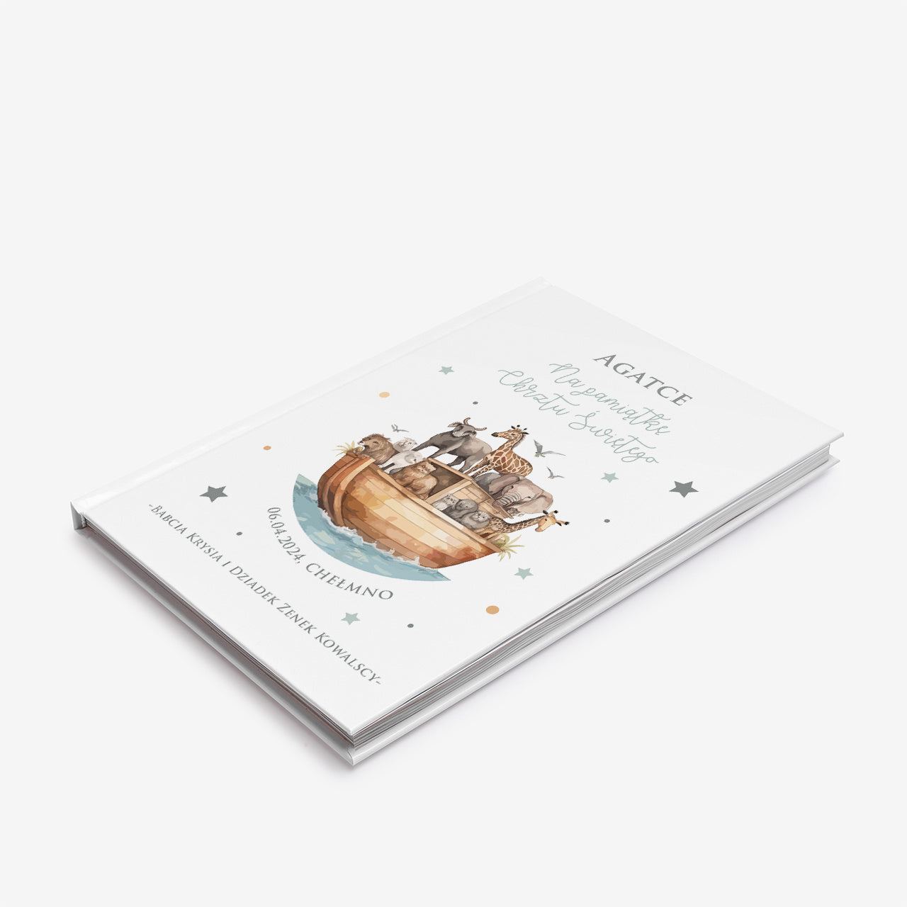 Personalizowana biblia na pamiątkę Chrztu Świętego