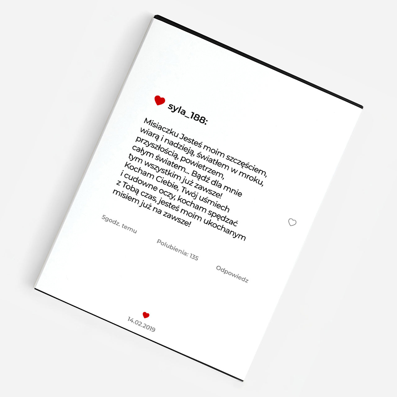 Czekoladki ze zdjęciem - prezent dla dziewczyny na walentynki prezent dla niej słodki prezent na Walentynki