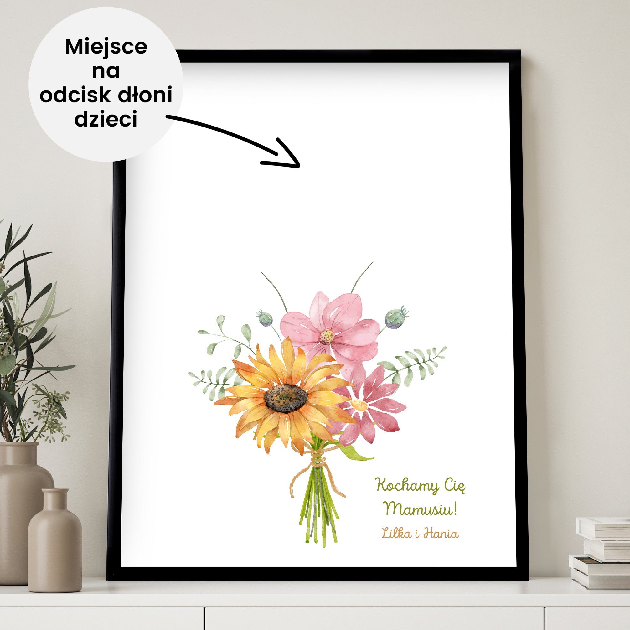 Wyjątkowy plakat dla mamy - prezent od dzieci