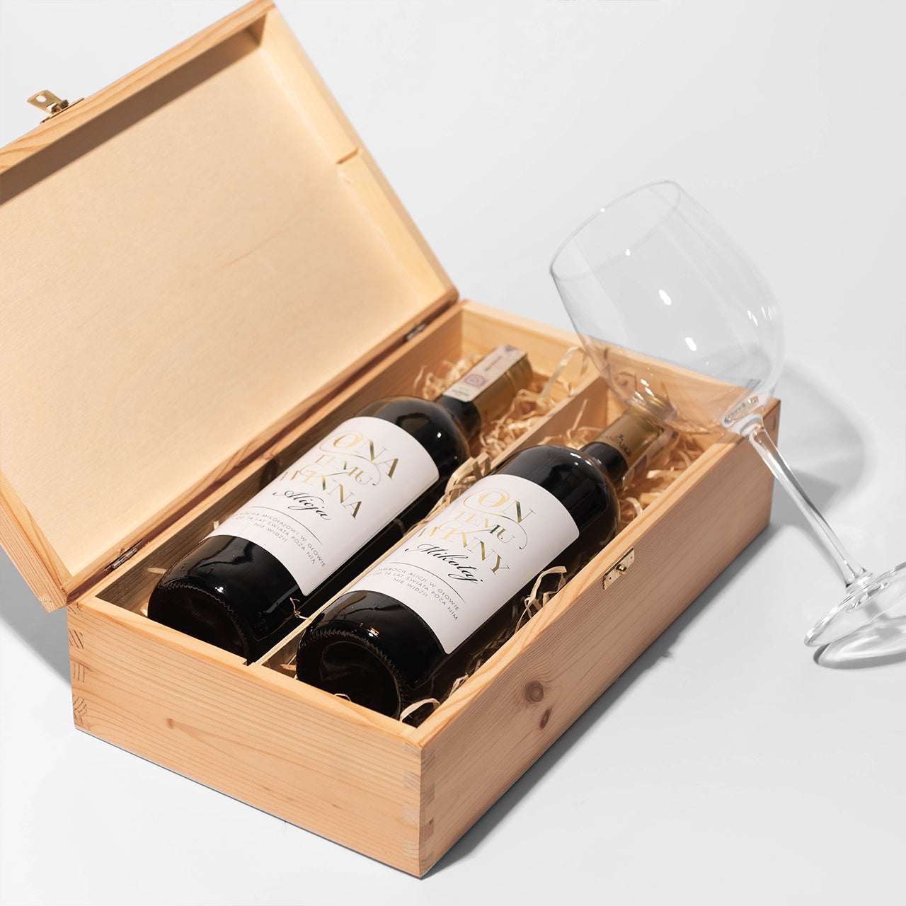 Skrzynka do win dla szefa - łzy pracowników zabawny świąteczny prezent dla szefa