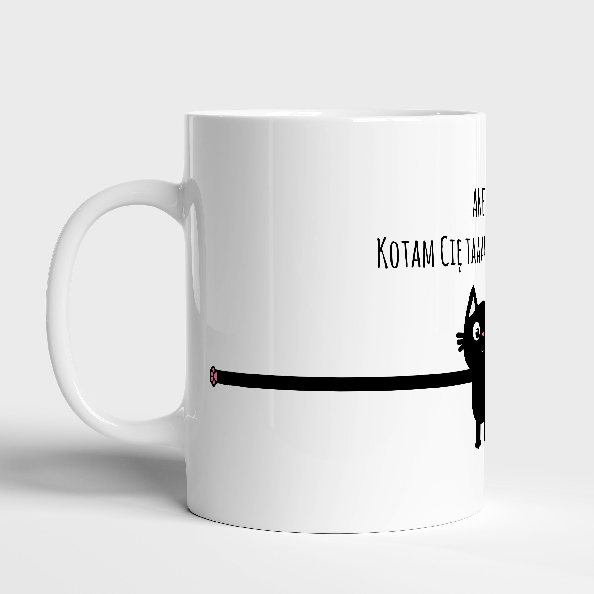 Personalizowany kubek z kotem - Kotam Cię - prezent dla kociary kubek dla dziewczyny prezent dla miłośniczki kotów