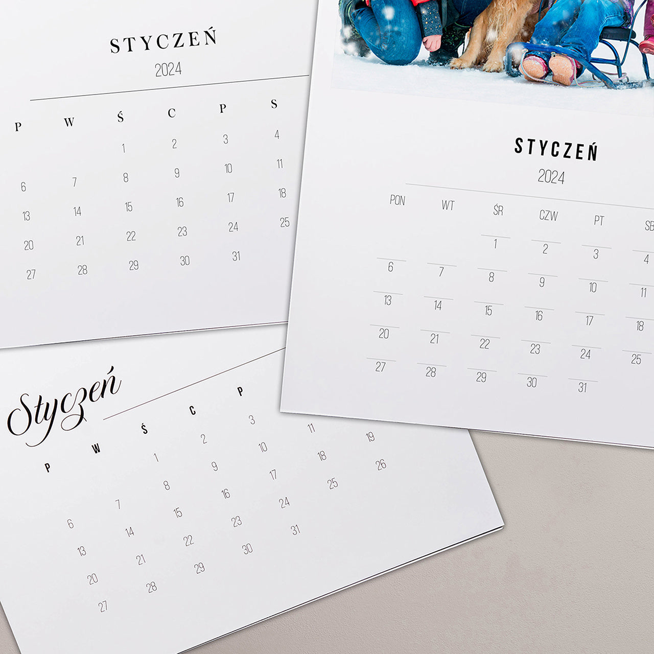 kalendarz na prezent kalendarz rodzinny kalendarz całoroczny prezent dla rodziców dziadków