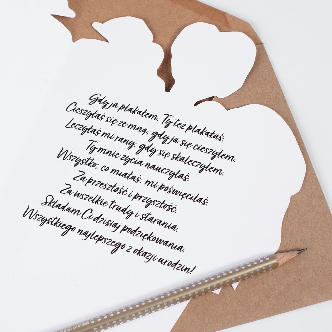 Oryginalna kartka dla mamy na Dzień Mamy - monstera